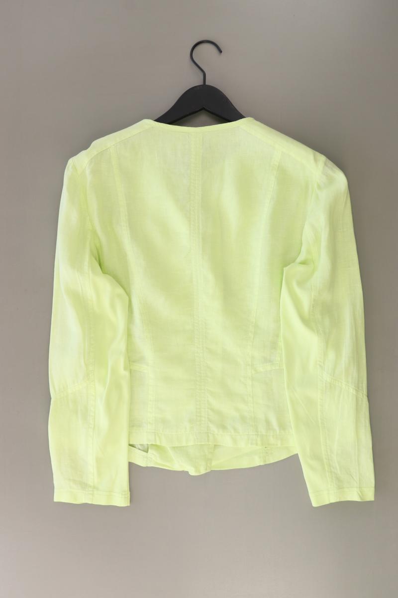 Gerry Weber Regular Jacke Gr. 44 grün aus Leinen