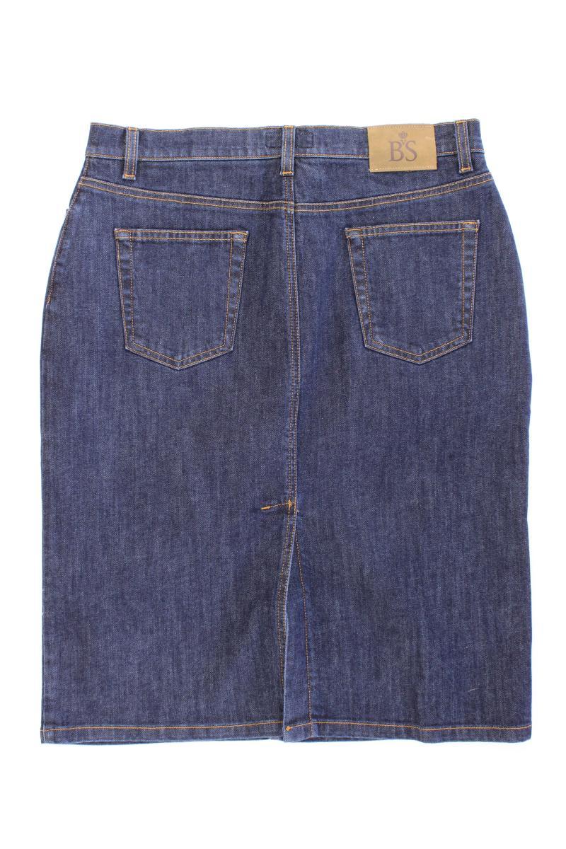 BvS Jeansrock Gr. 42 blau aus Baumwolle