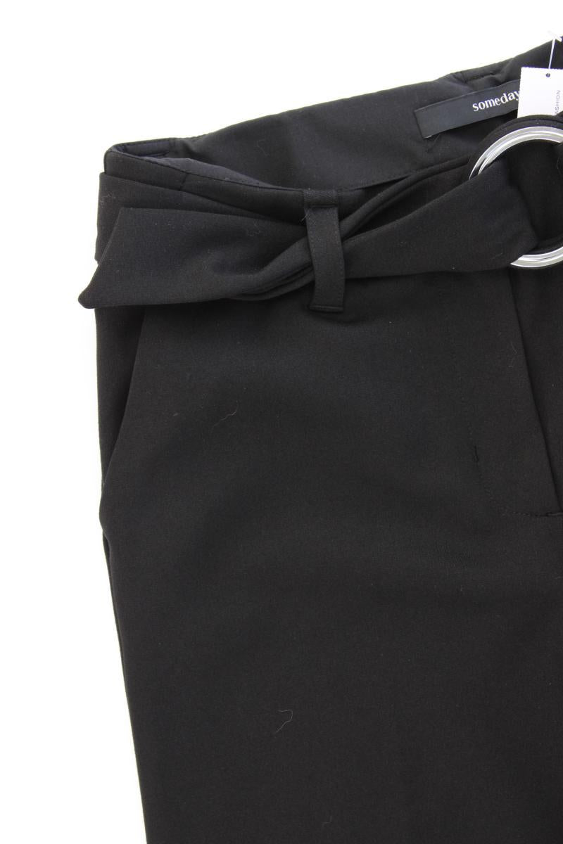 someday. Stoffhose Chilani Gr. 36 mit Gürtel schwarz aus Viskose
