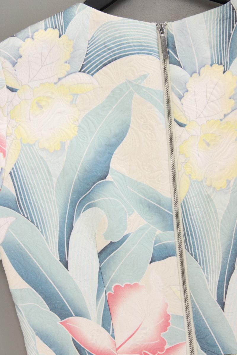 Oasis Kurzarmkleid Gr. 36 mit Blumenmuster neuwertig mehrfarbig aus Baumwolle