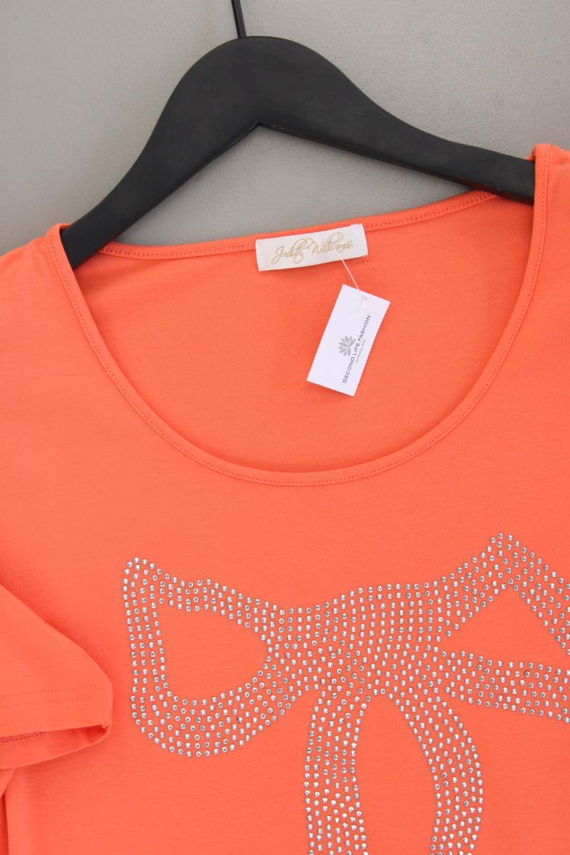 Judith Williams T-Shirt Gr. 40 neuwertig Kurzarm orange aus Viskose