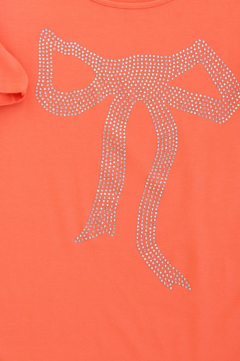 Judith Williams T-Shirt Gr. 40 neuwertig Kurzarm orange aus Viskose