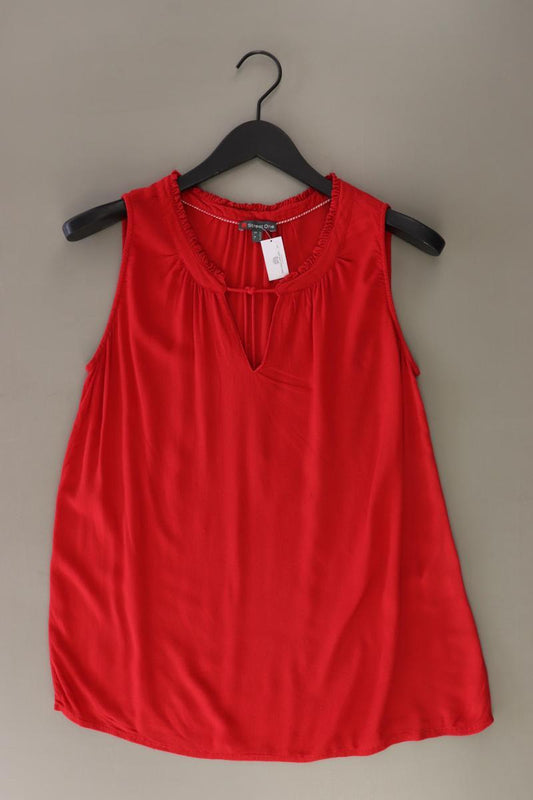 Street One Ärmellose Bluse Gr. 36 neuwertig rot aus Viskose