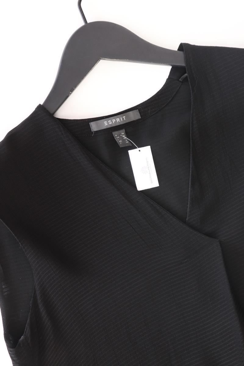 Esprit Chiffonbluse Gr. 36 Ärmellos schwarz aus Viskose