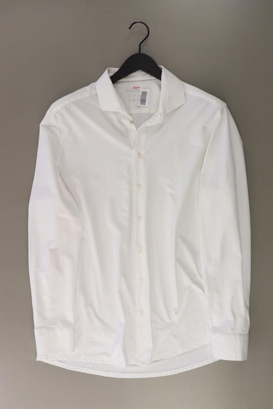 Pure Hatico Langarmhemd für Herren Gr. XXL weiß aus Polyamid