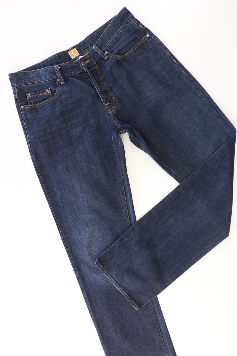 BOSS Orange Straight Jeans für Herren Gr. W36/L36 blau aus Baumwolle