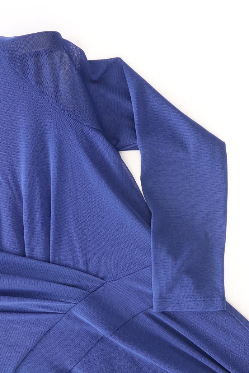 Esprit Abendkleid Gr. S 3/4 Ärmel blau aus Polyamid