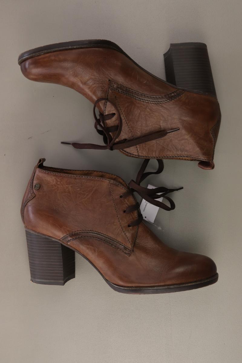 Tamaris Stiefeletten Gr. 40 braun aus Leder