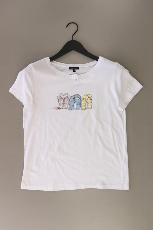 More&More Printshirt Gr. 40 Kurzarm weiß