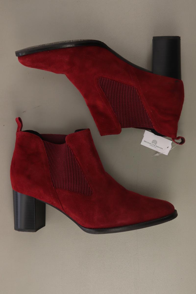 Peter Kaiser Stiefeletten Gr. 40,5 rot aus Leder