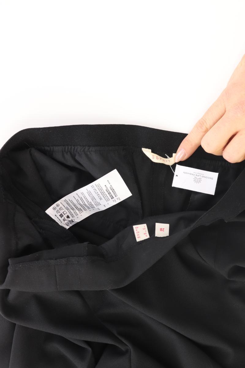Esprit Stretchhose Gr. 38/L28 schwarz aus Polyester