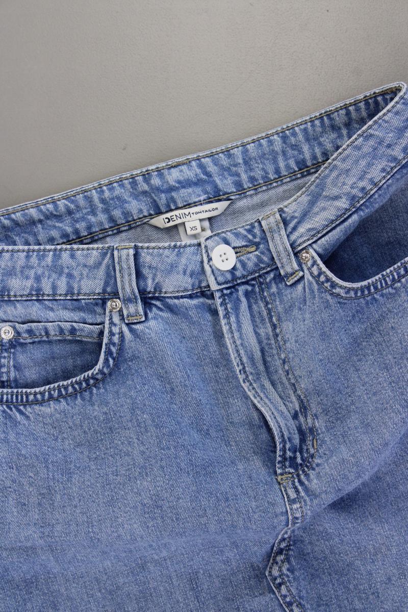 Tom Tailor (Denim) Jeansrock Gr. XS blau aus Baumwolle