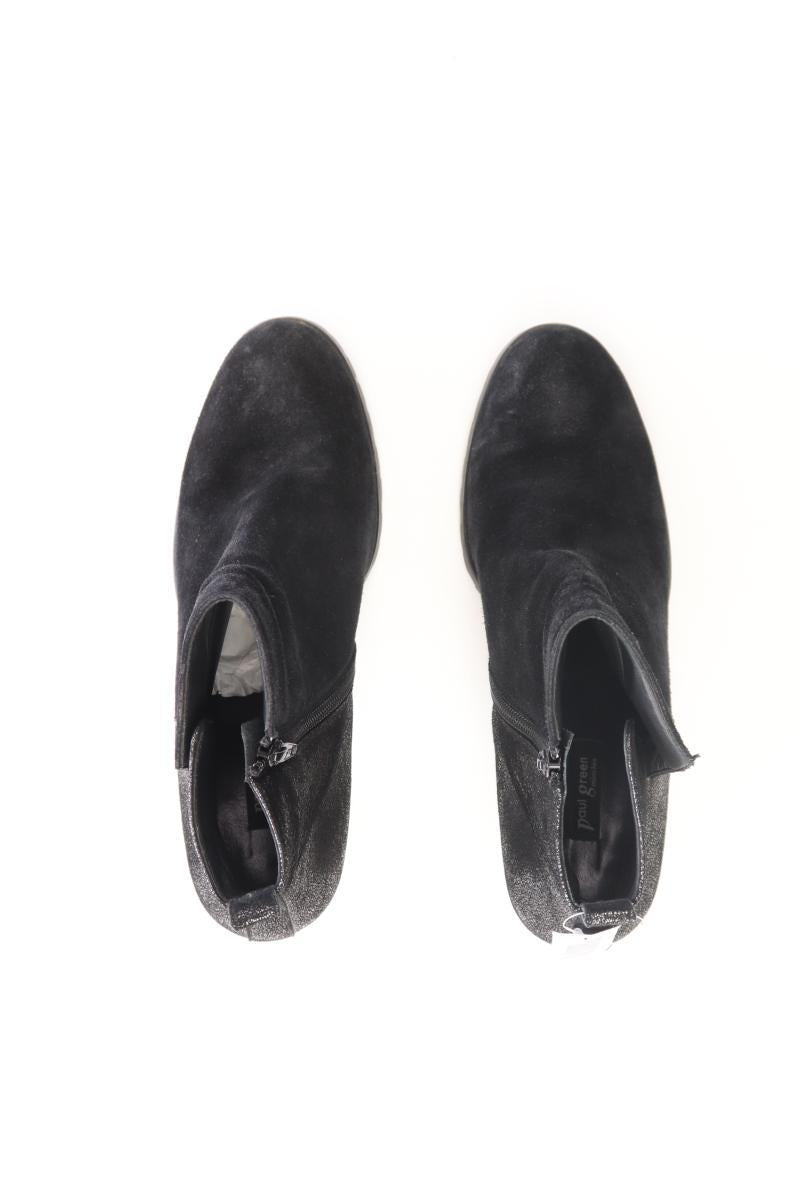 Paul Green Stiefeletten Gr. 40 schwarz aus Leder