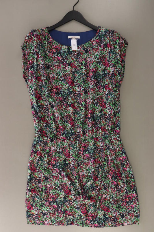 Esprit Kurzarmkleid Gr. 40 mit Blumenmuster mehrfarbig aus Viskose
