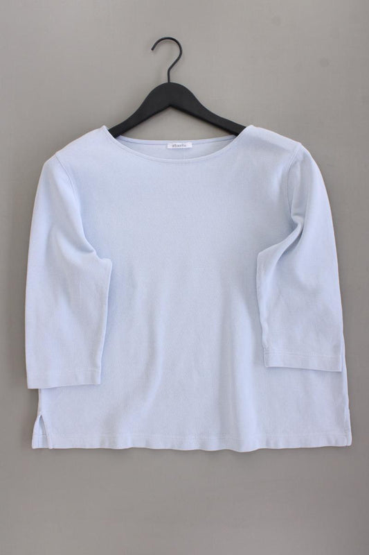 efixelle Feinstrickpullover Gr. 40 blau aus Baumwolle