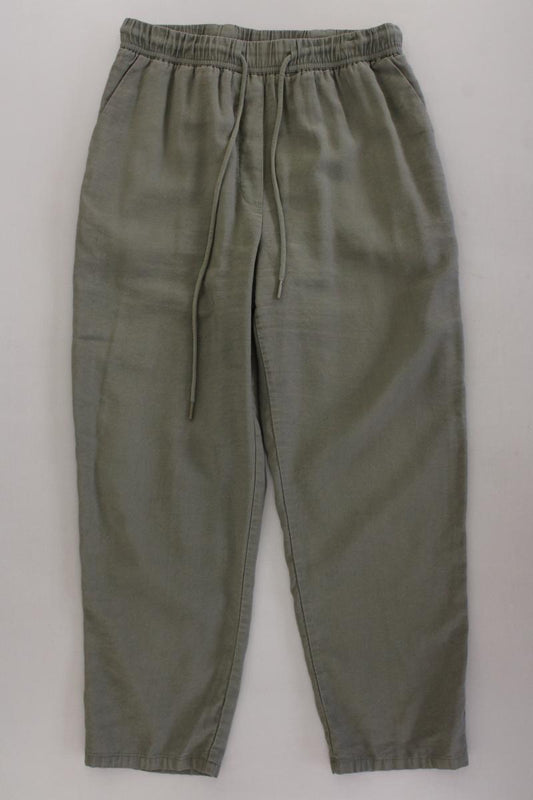 Mango 7/8 Hose Gr. M olivgrün aus Viskose