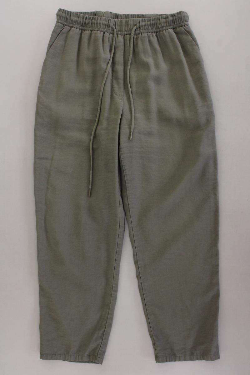 Mango 7/8 Hose Gr. M olivgrün aus Viskose