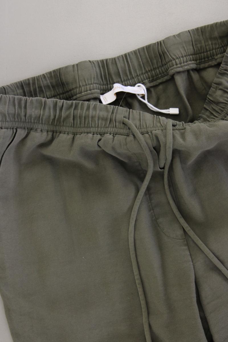 Mango 7/8 Hose Gr. M olivgrün aus Viskose