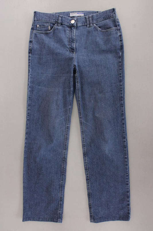 Zerres Straight Jeans Gr. 40 blau aus Baumwolle