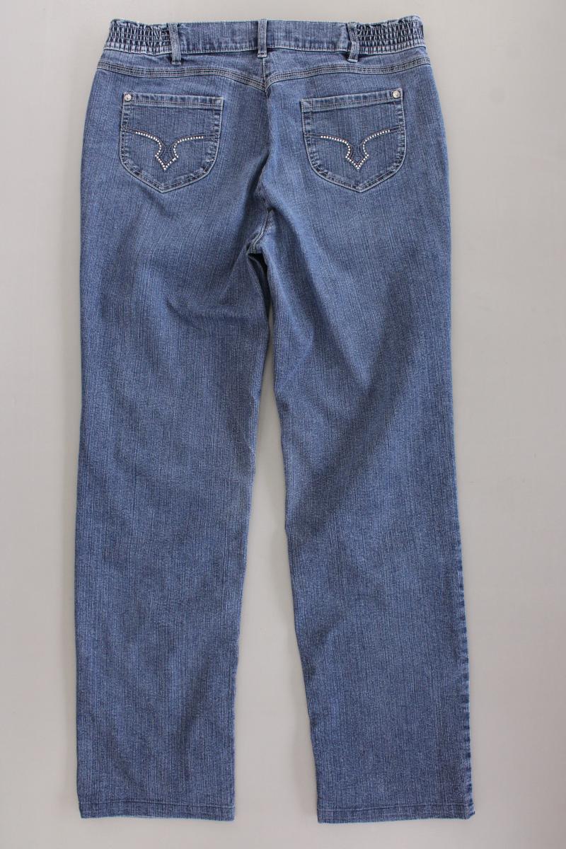 Zerres Straight Jeans Gr. 40 blau aus Baumwolle