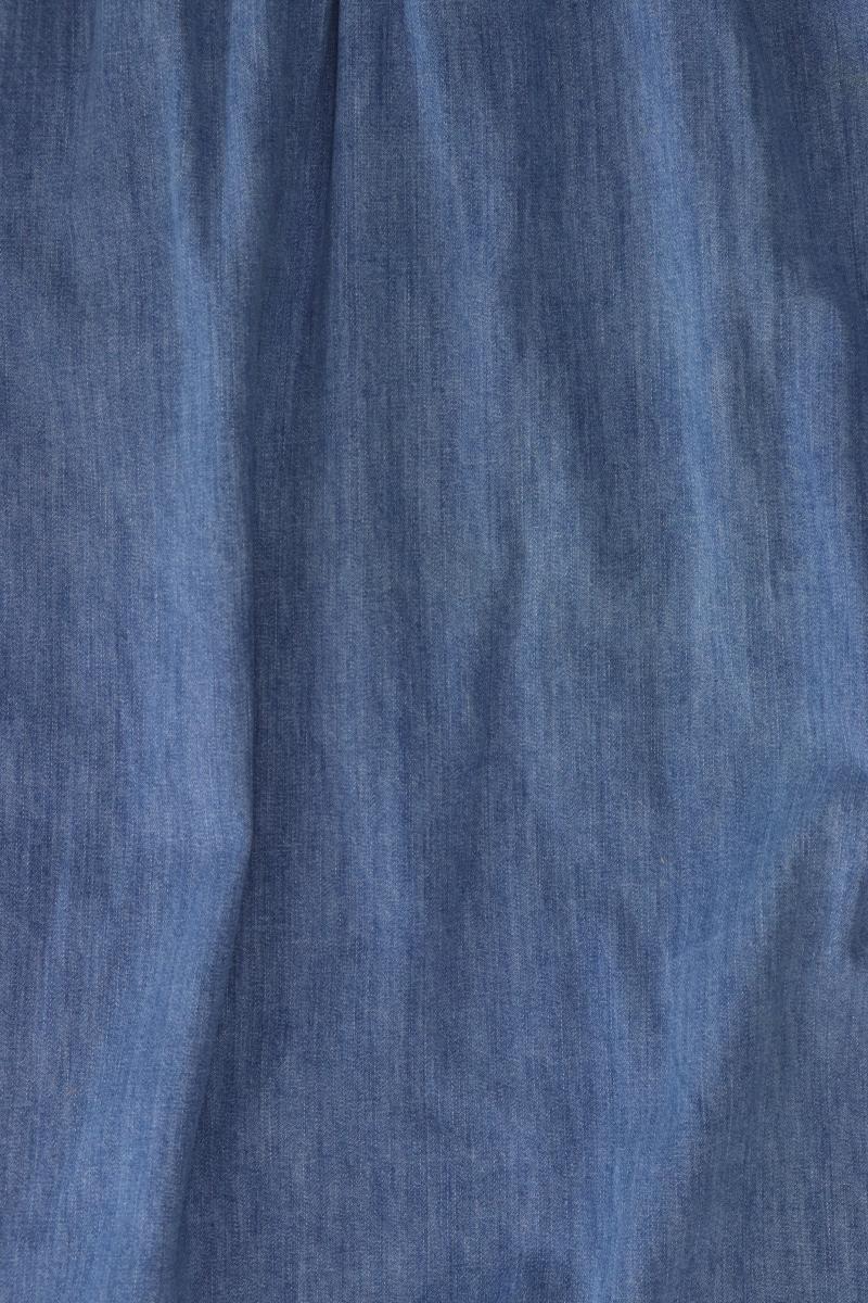 Zara Jeanskleid mit Seitentaschen Gr. M 3/4 Ärmel blau aus Baumwolle