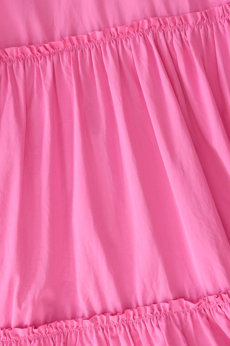TONNO & PANNA Midikleid Gr. 38 3/4 Ärmel pink aus Baumwolle