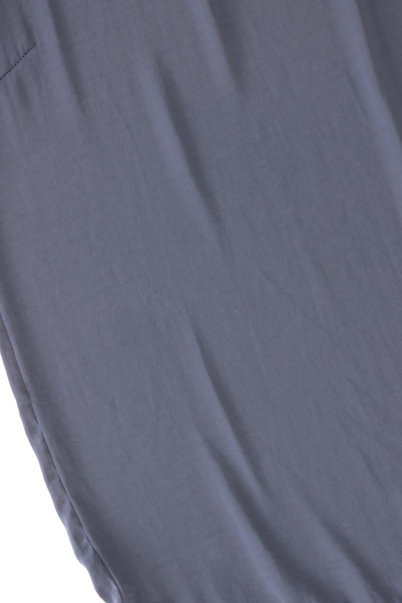 Moss Copenhagen Satinkleid Gr. S Kurzarm blau aus Polyester