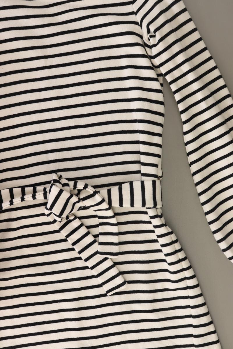 Simple. Langarmkleid Gr. M gestreift mit Gürtel creme aus Baumwolle