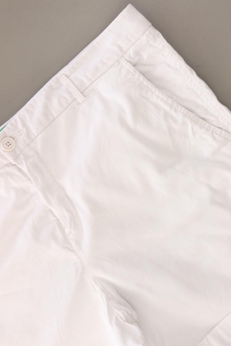 Benetton Chino Shorts Gr. 40 weiß aus Baumwolle