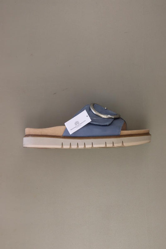 Tamaris Pantoletten Gr. 37 blau aus Leder
