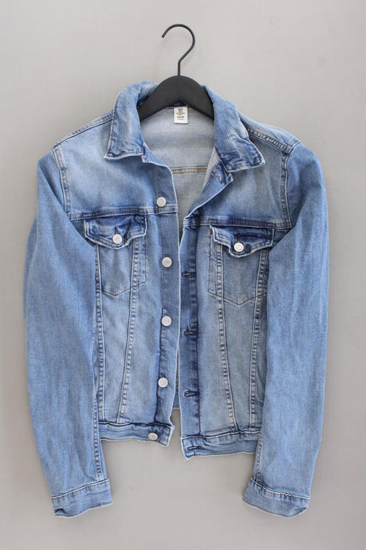 &Denim Jeansjacke Gr. 42 blau aus Baumwolle