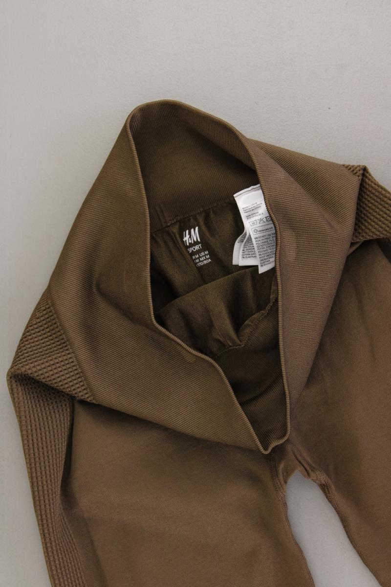 H&M Sporthose Gr. M braun aus Polyamid
