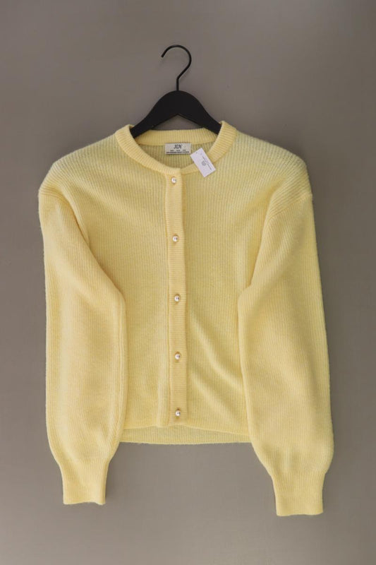 JDY Strickjacke Gr. M Langarm gelb aus Polyester