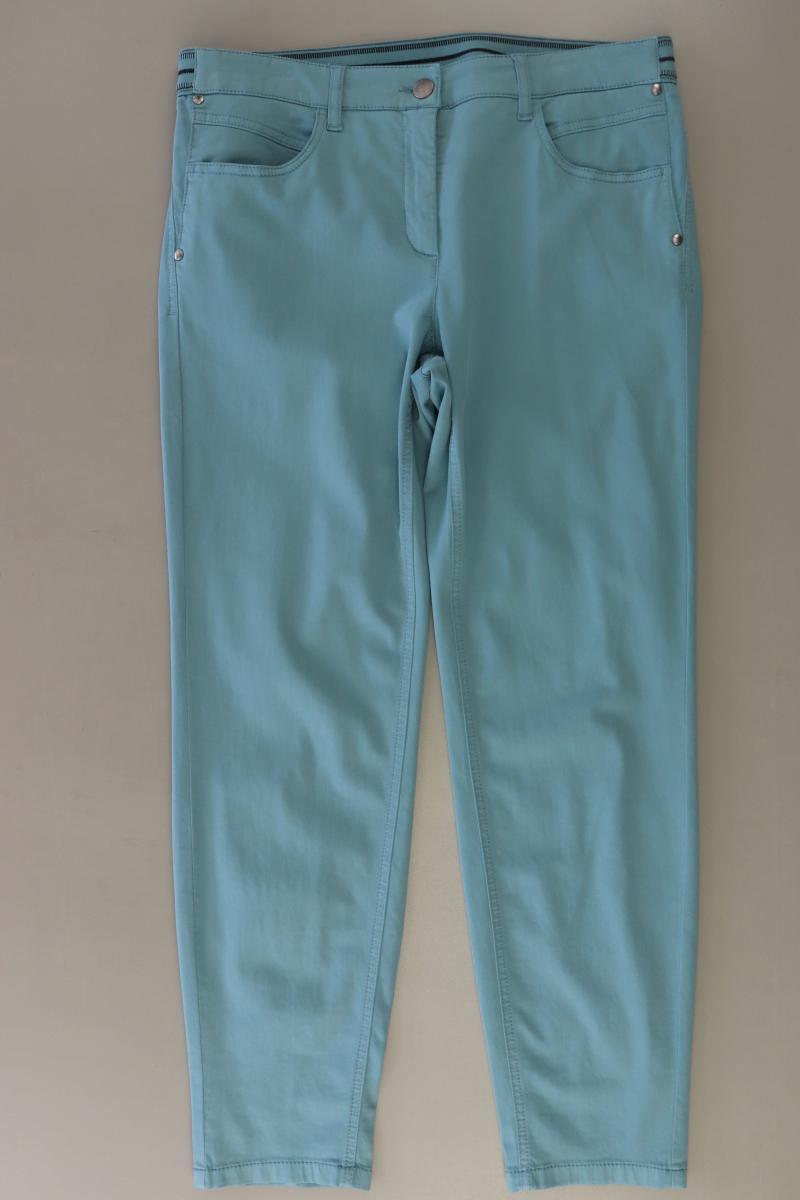 Luisa Cerano Stretchhose Gr. 42 blau aus Baumwolle