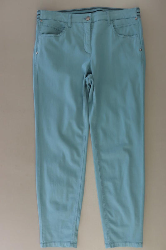 Luisa Cerano Stretchhose Gr. 42 blau aus Baumwolle
