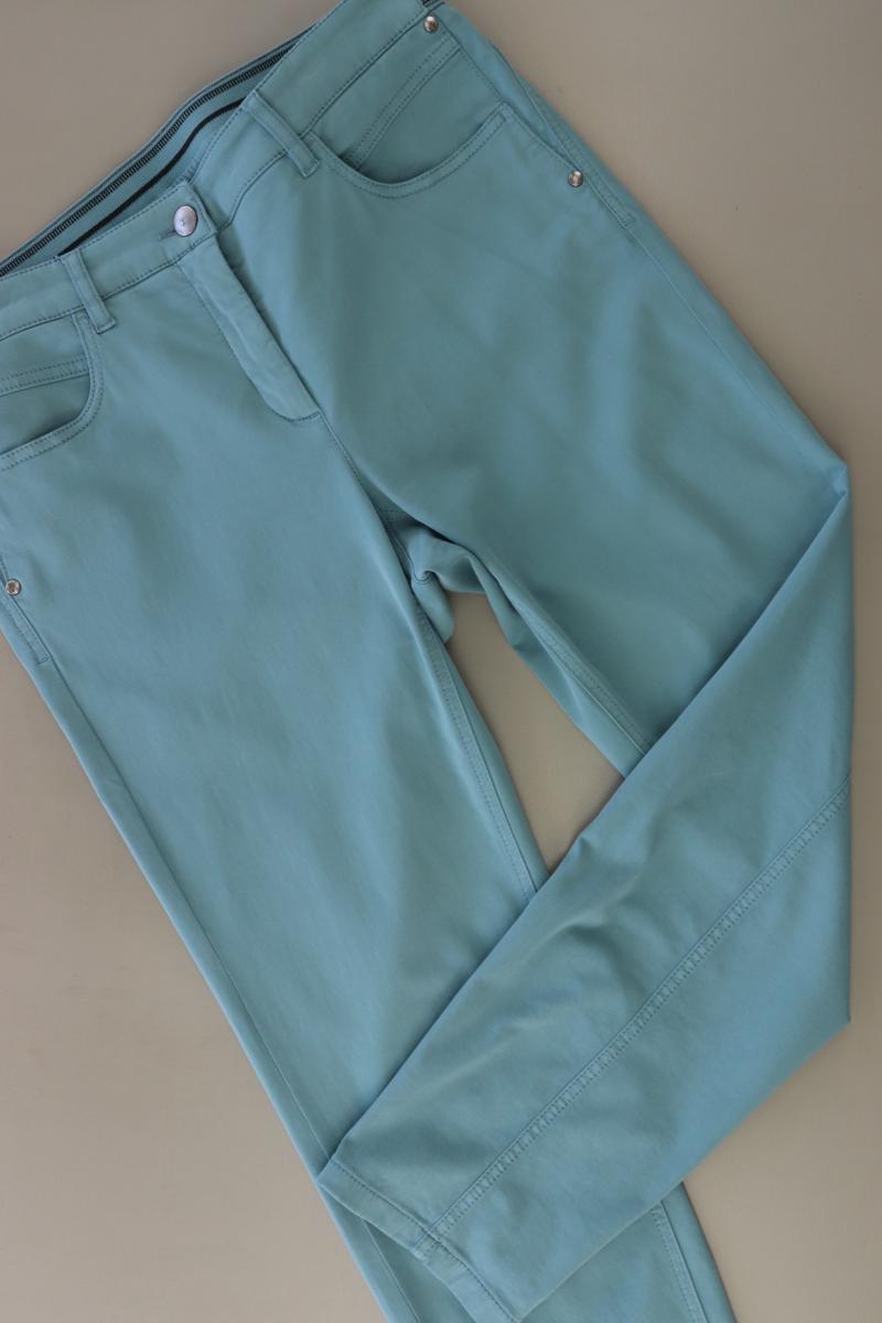 Luisa Cerano Stretchhose Gr. 42 blau aus Baumwolle