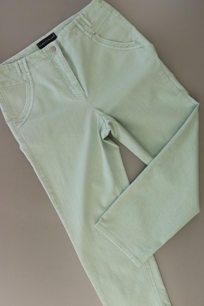 Luisa Cerano Hose Gr. 42 grün aus Baumwolle