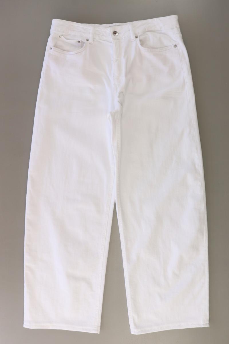 Drykorn Wide Leg Hose Gr. W32/L32 weiß aus Baumwolle