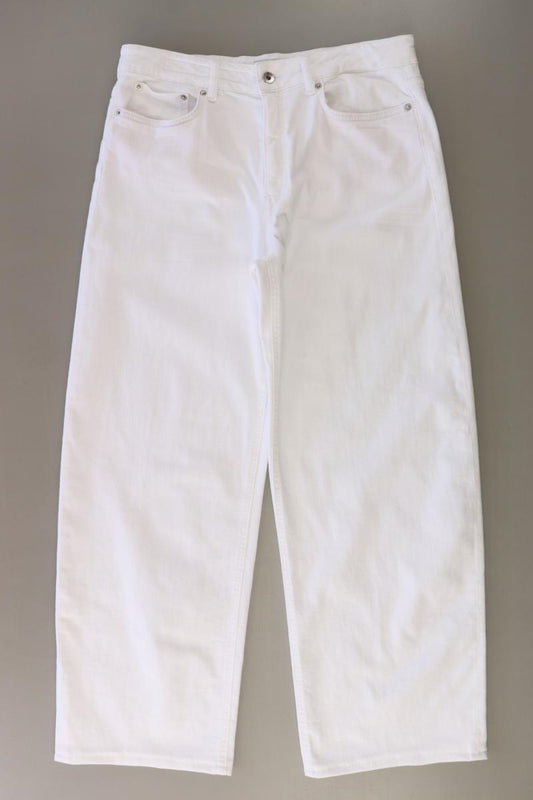 Drykorn Wide Leg Hose Gr. W32/L32 weiß aus Baumwolle