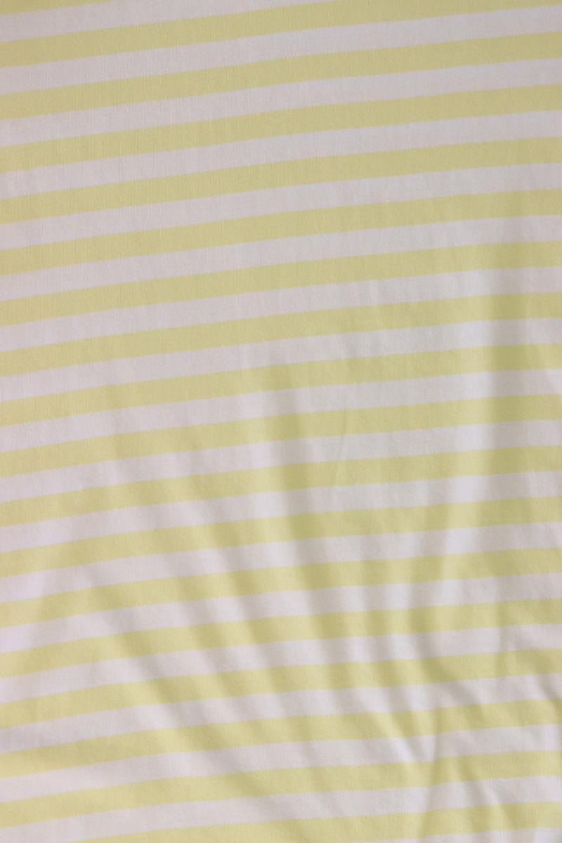 Pieces Ringelshirt Gr. M gestreift Kurzarm gelb aus Baumwolle