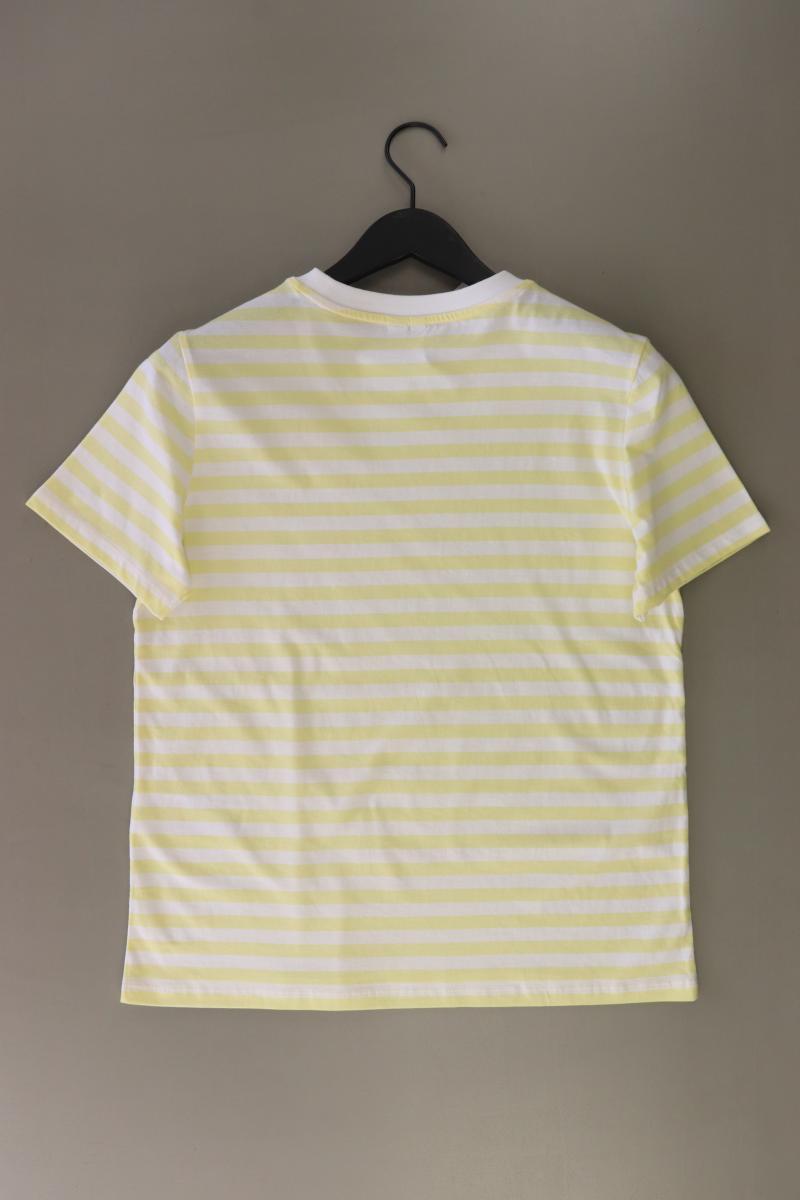 Pieces Ringelshirt Gr. M gestreift Kurzarm gelb aus Baumwolle