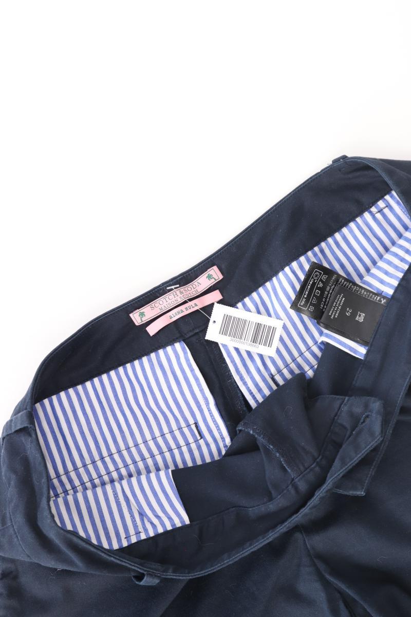 Scotch & Soda Chino Shorts Gr. W29 blau aus Baumwolle