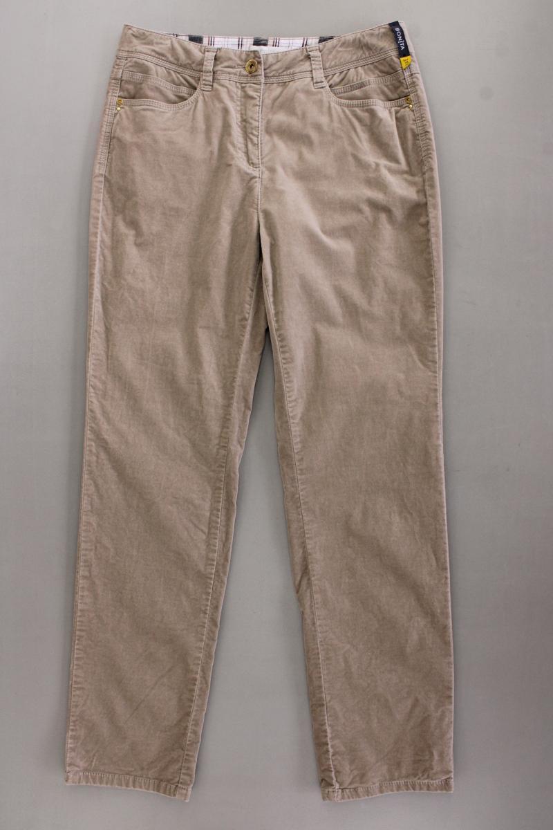 Bonita Hose Gr. 38 braun aus Baumwolle