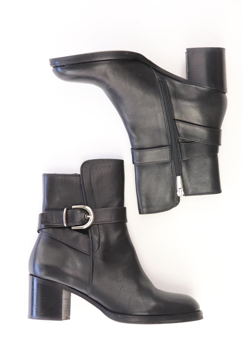 Angelo Bervicato Stiefeletten Gr. 37 schwarz aus Leder