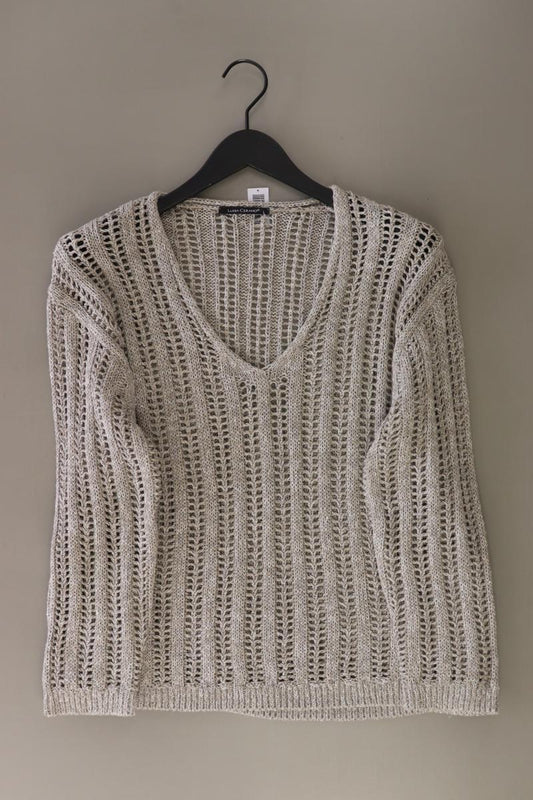 Luisa Cerano Langarmpullover Gr. 42 grau aus Baumwolle