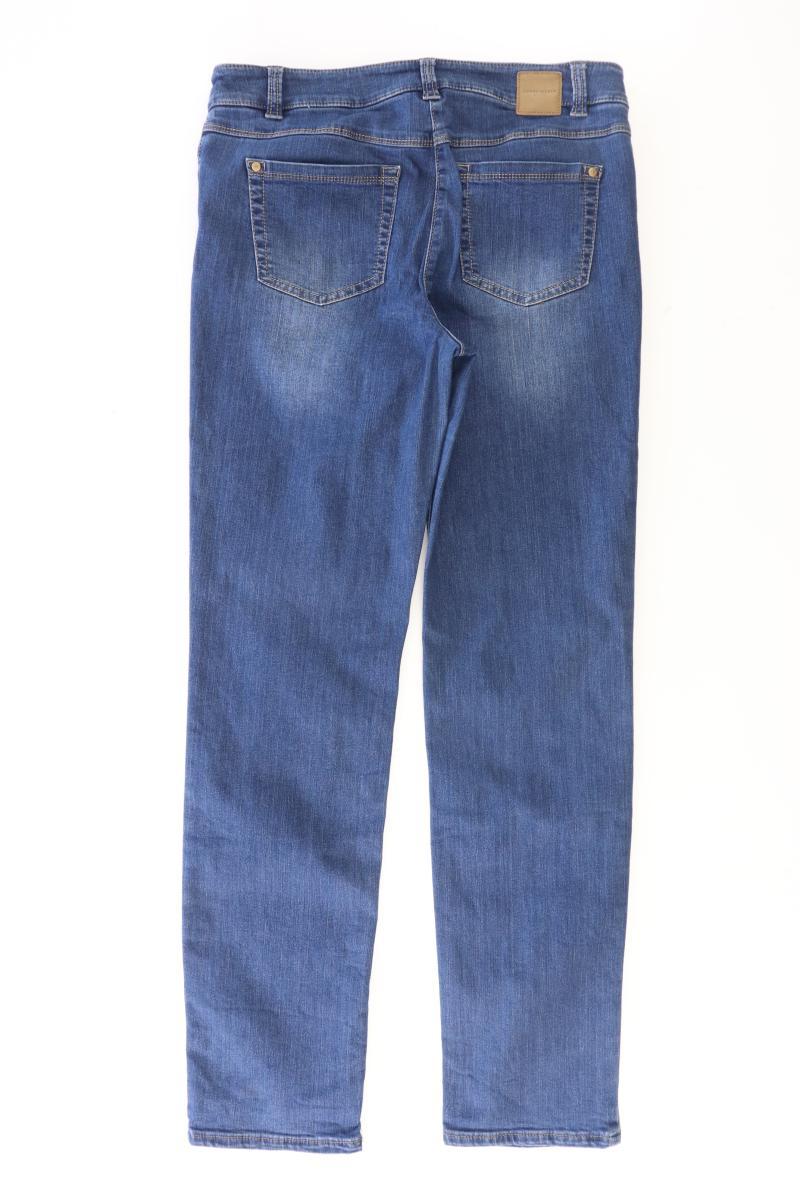 Gerry Weber Straight Jeans Gr. 42 blau aus Baumwolle