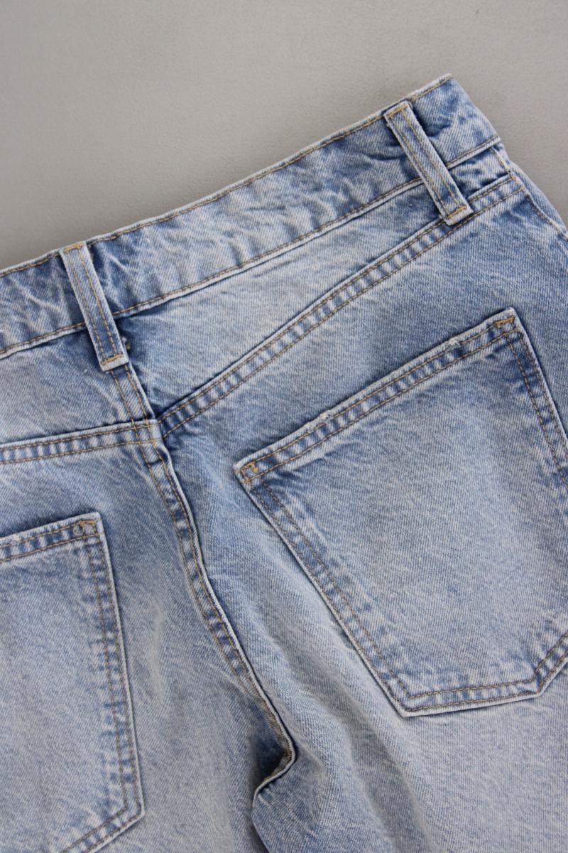 Bershka Jeansshorts Gr. 34 blau aus Baumwolle