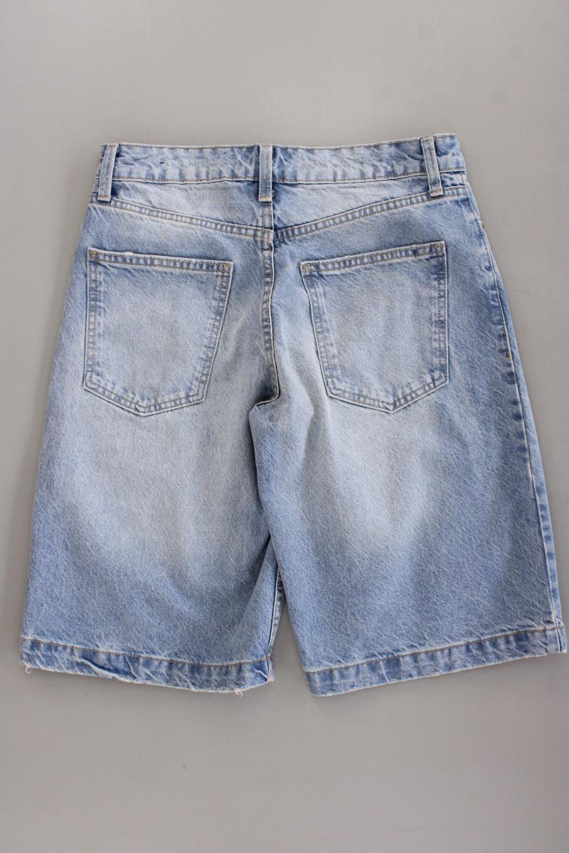 Bershka Jeansshorts Gr. 34 blau aus Baumwolle