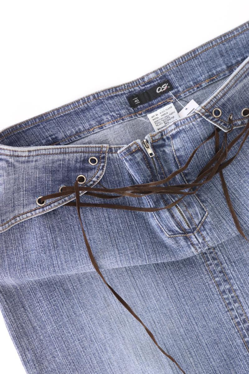 QS by s.Oliver Vintage Y2K Jeansrock Gr. 40 blau aus Baumwolle