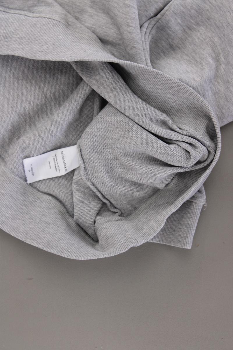 Seidensticker Langarmpullover für Herren Gr. XXXL grau aus Baumwolle